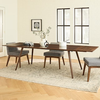 Seno 71" - 110" Extendable Dining Table - Walnut