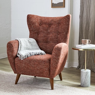 Mod 35" Lounge Chair - Orange Spice