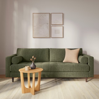 Sven 88" Tufted Sofa - Fir Green