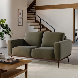 Rhett 63.5" Loveseat - Felted Green