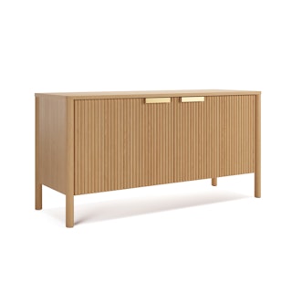 Liv 48" Media Unit - White Oak