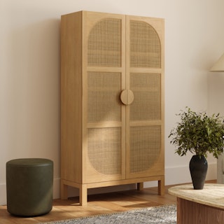 Dania 38" Cabinet - Natural Oak